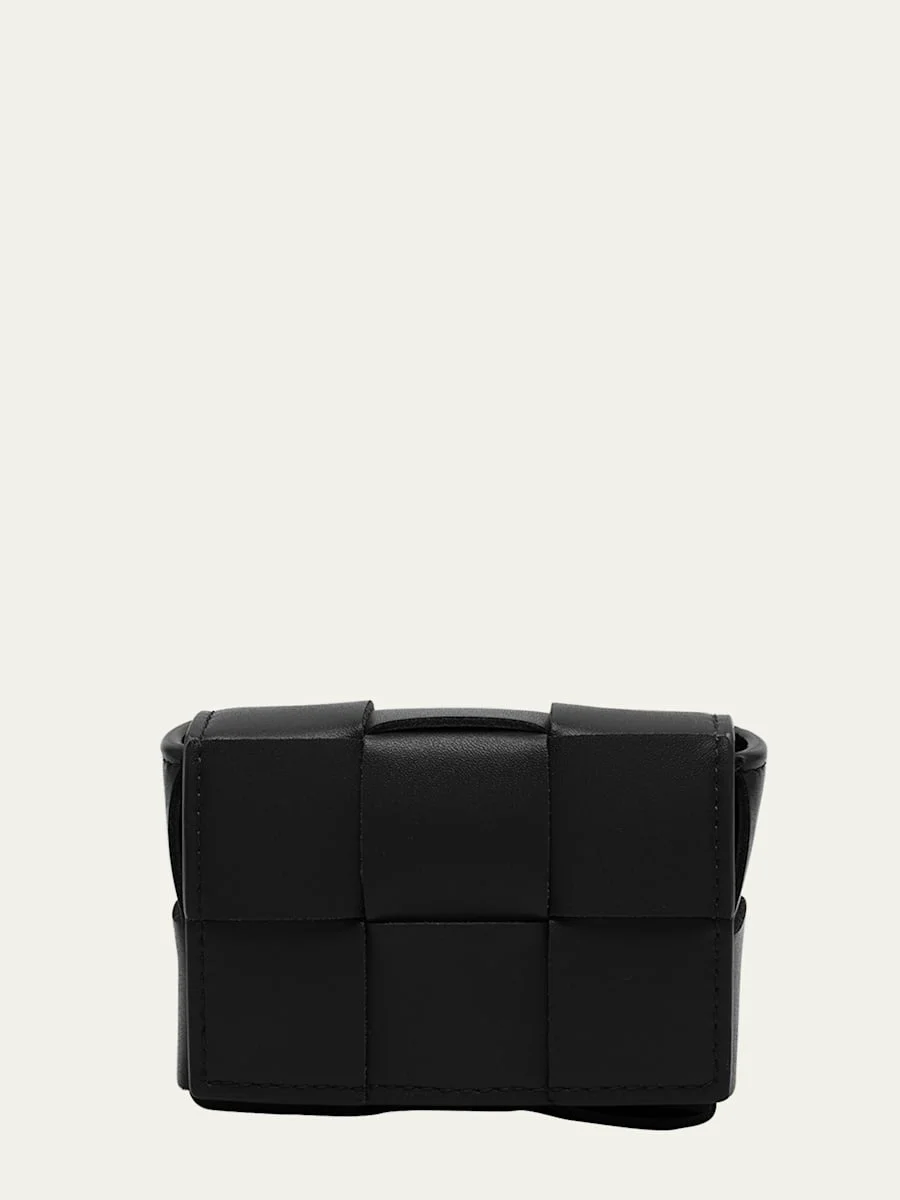 Cassette Intreccio Leather AirPods Case - 1