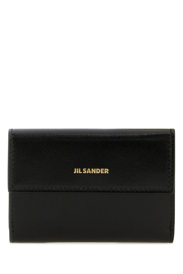 Black leather wallet - 1