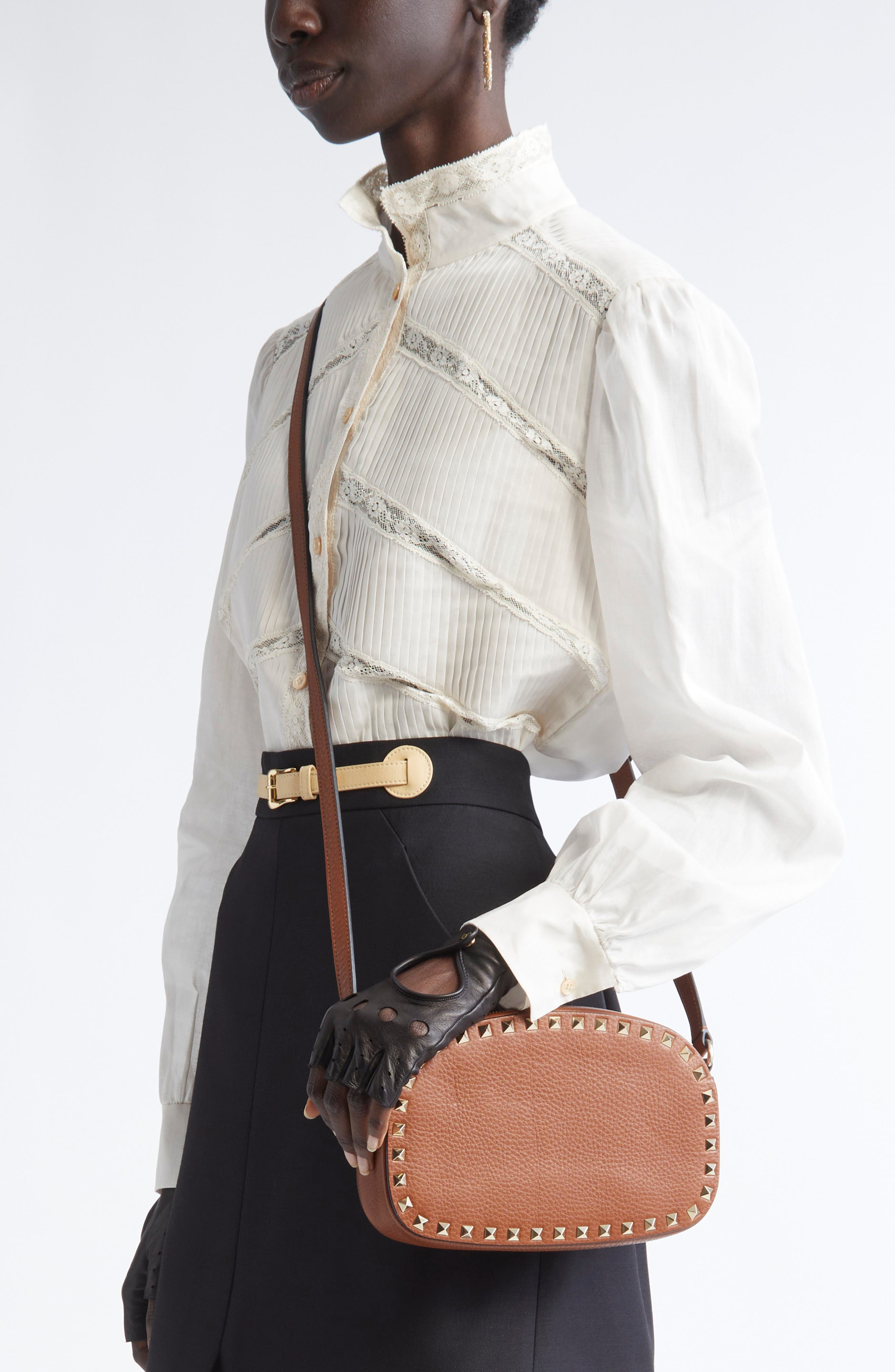 Valentino Garavani Rockstud Crossbody Camera Bag in Selleria at Nordstrom - 2