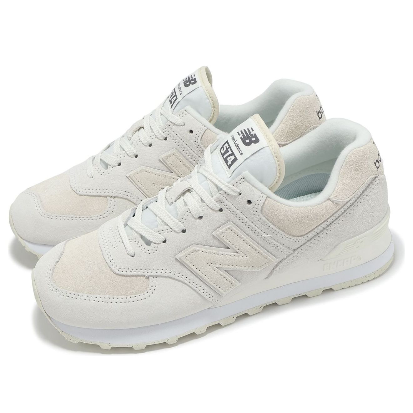 (WMNS) New Balance 574 'Sea Salt Linen Suede' WL574HJ2 - 3
