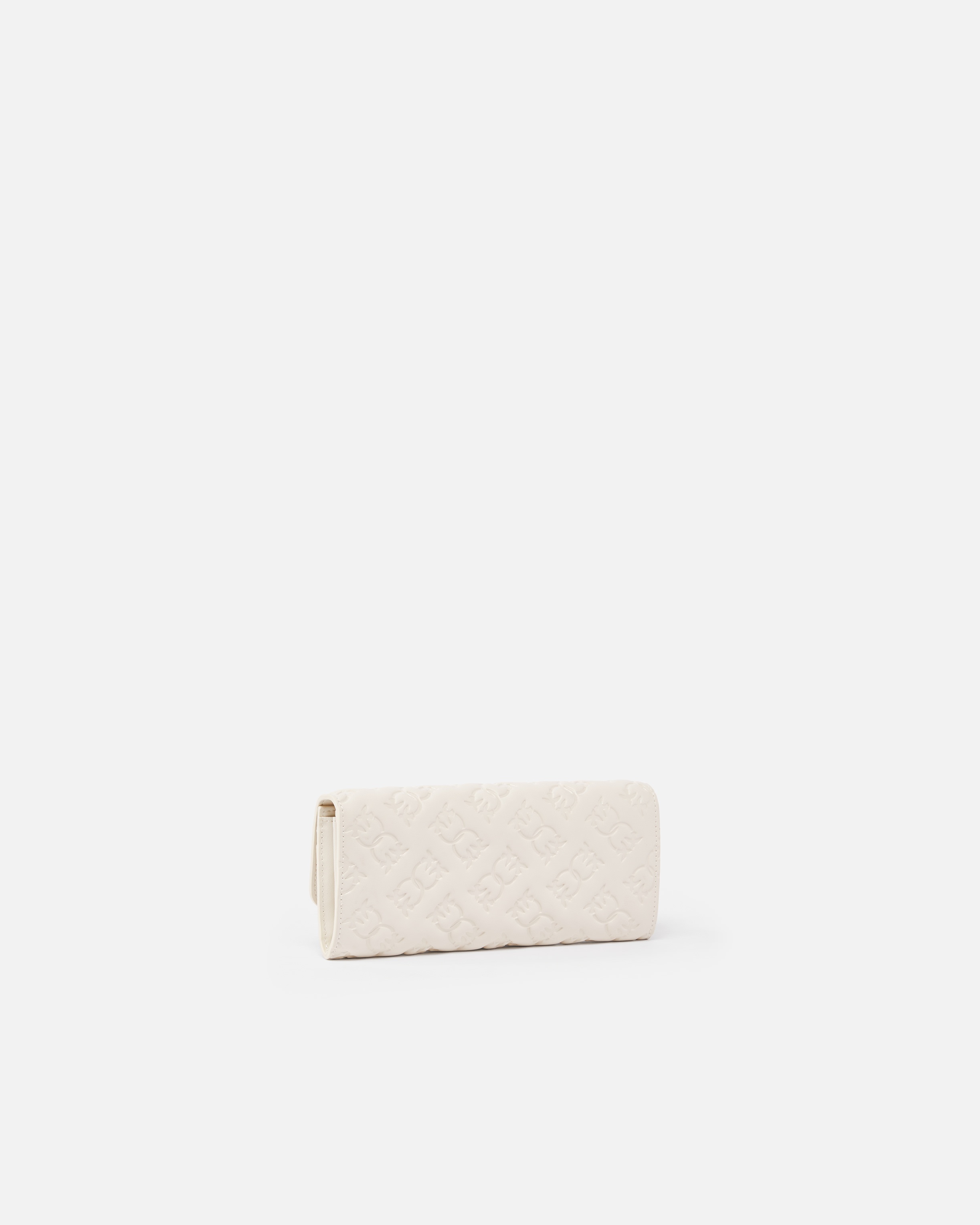 RECTANGULAR MONOGRAM LEATHER WALLET WITH STRAP - 2