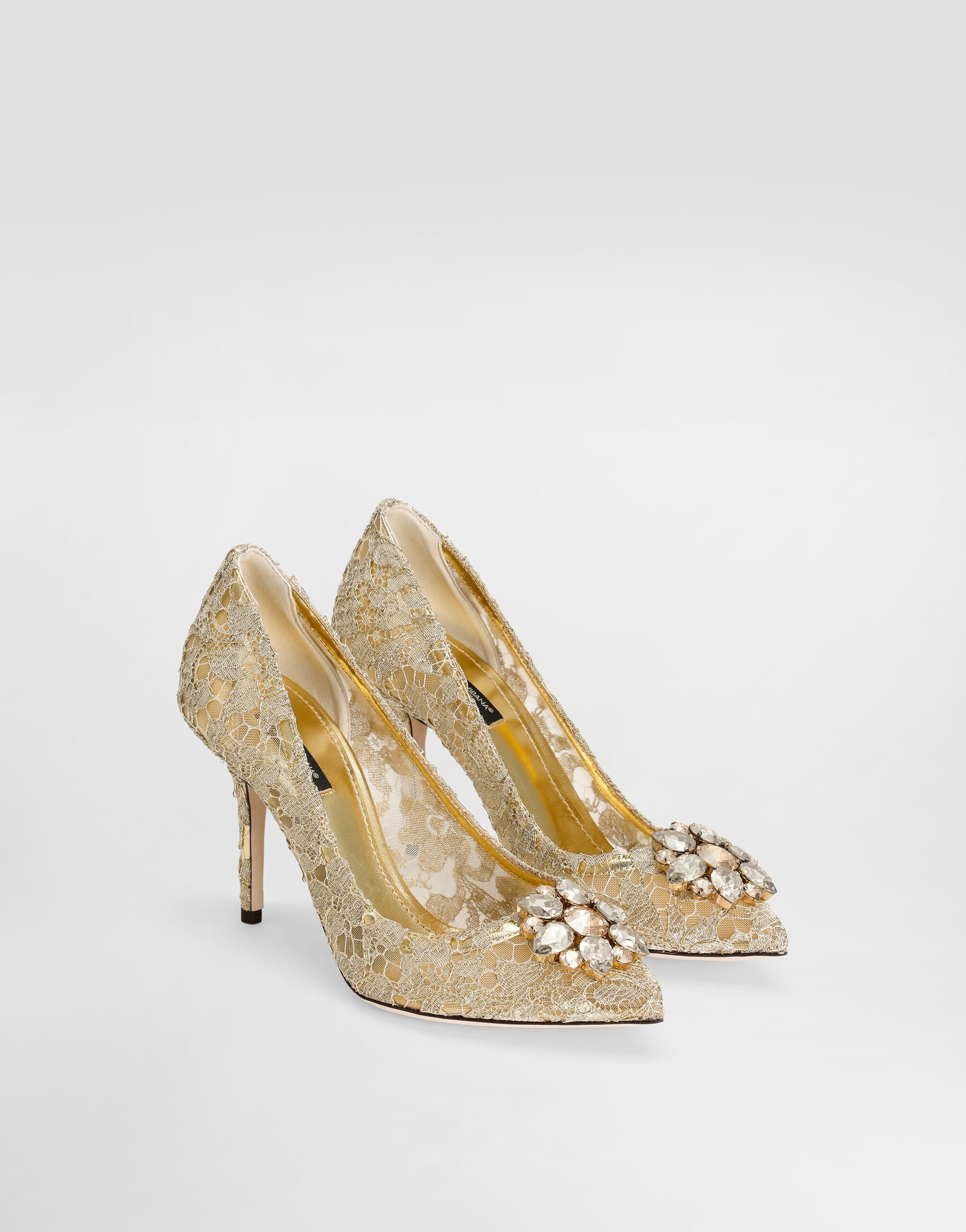 Pump in Taormina lace with crystals - 2