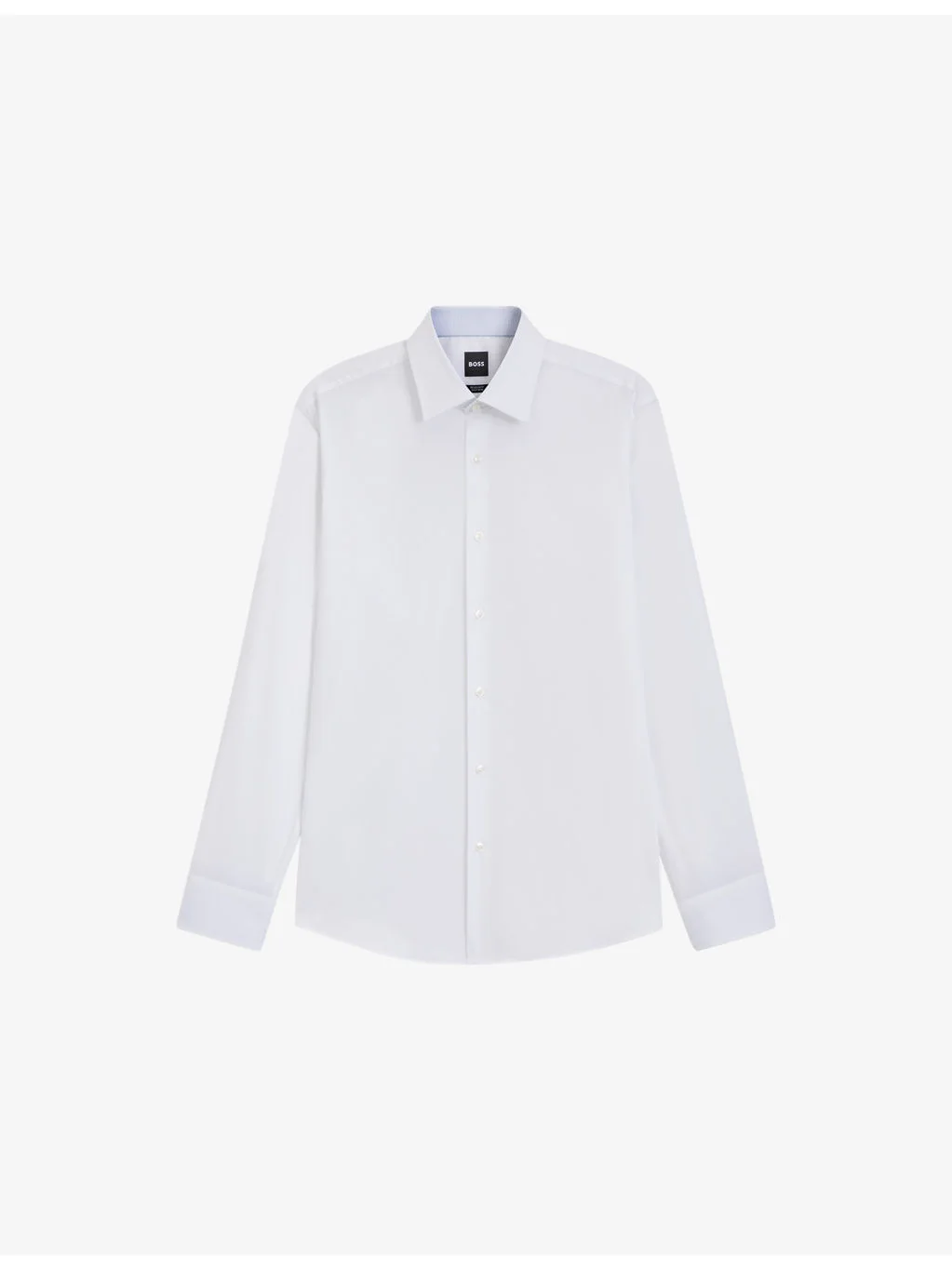 Long-Sleeved Stretch-Cotton Shirt - 1