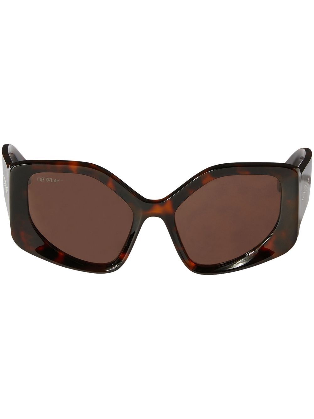 logo-print sunglasses - 1