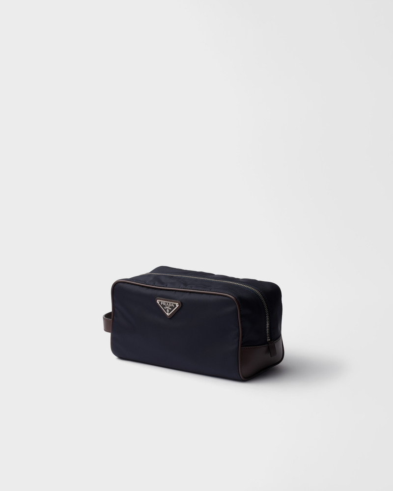 Prada Prada Speedrock Re-Nylon and leather pouch outlook