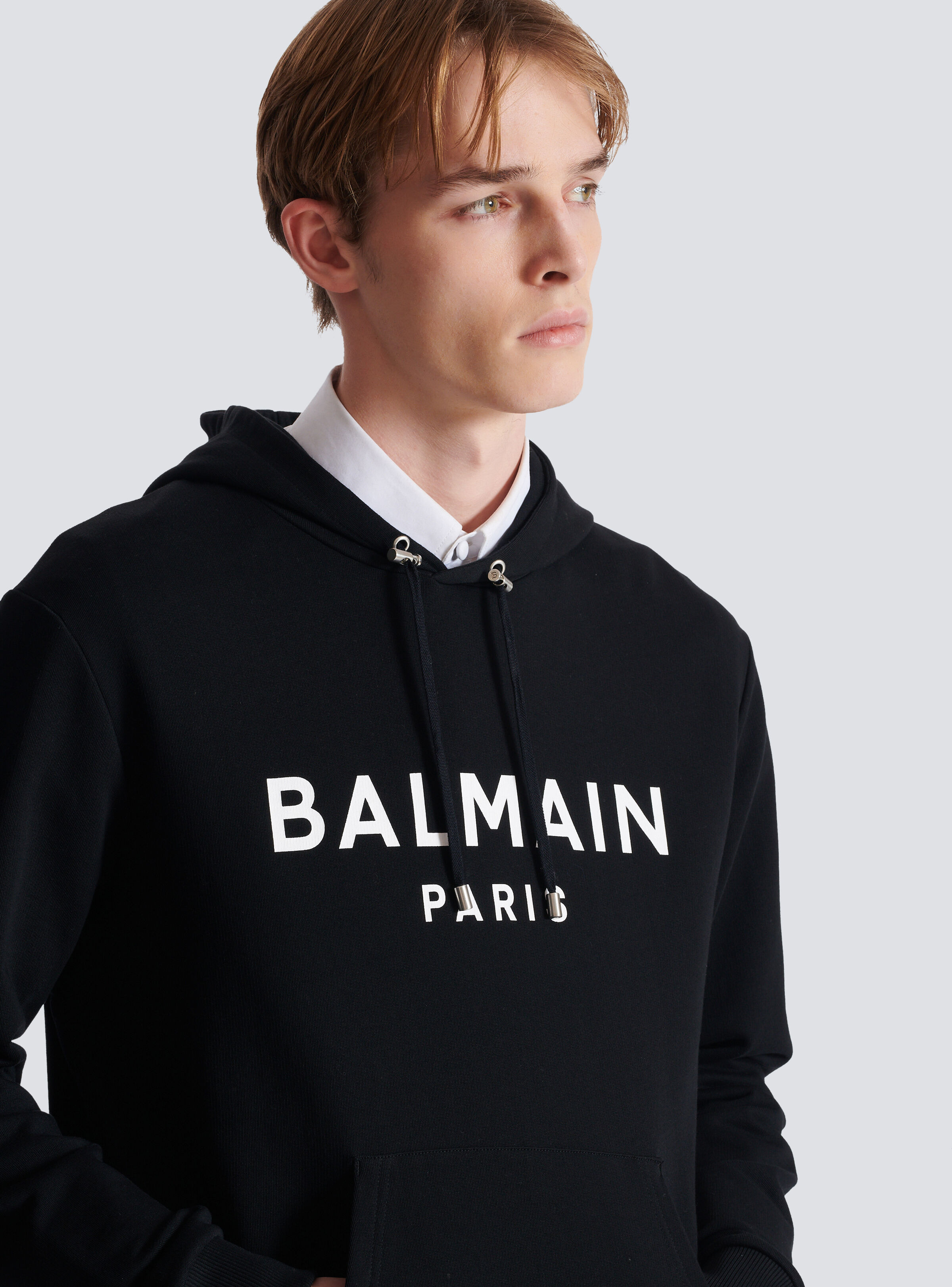 Printed Balmain Paris hoodie - 7