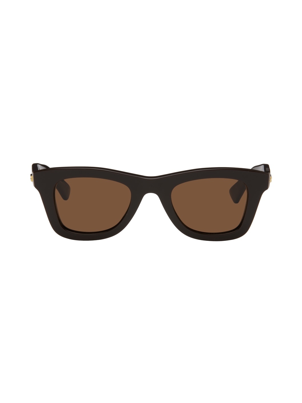 Brown Wayfarer Acetate Sunglasses - 1