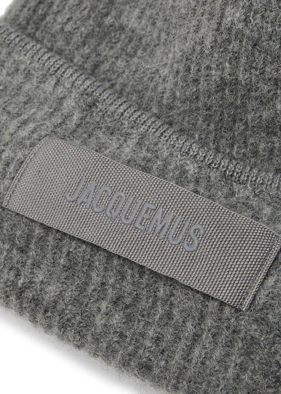 Jacquemus Le Bonnet Gros Grain Alpaca-blend Beanie - 3