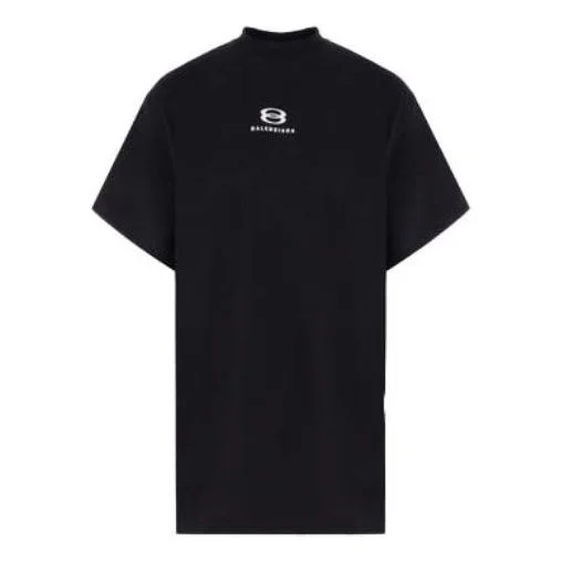 Balenciaga Unity Deconstructed T-Shirt Oversized 'Black' 768068TPVG91070 - 1
