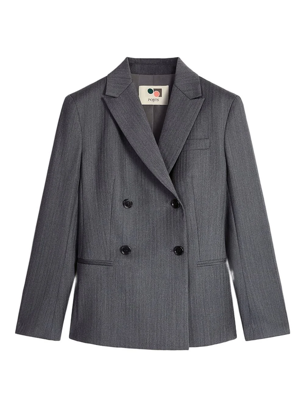 double-breasted blazer - 1