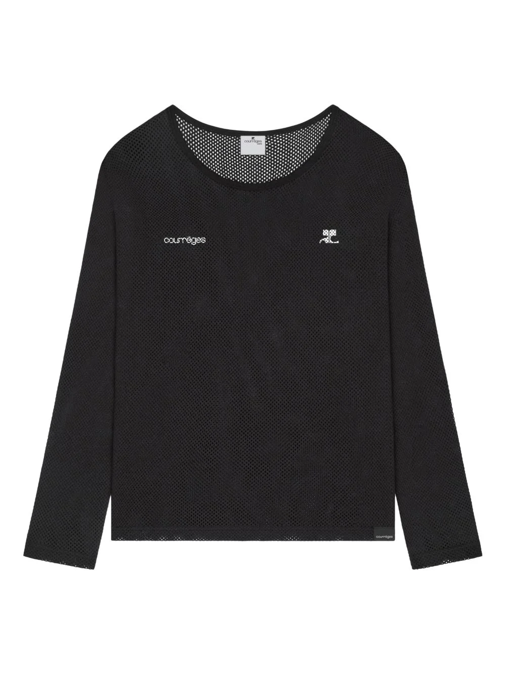 long-sleeve logo top - 1