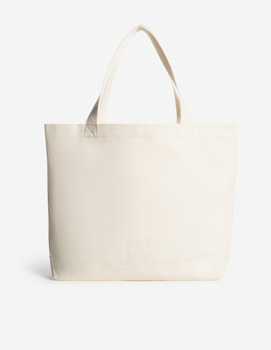 DOUBLE BOLD FOX HEAD PATCH TOTE BAG - 3