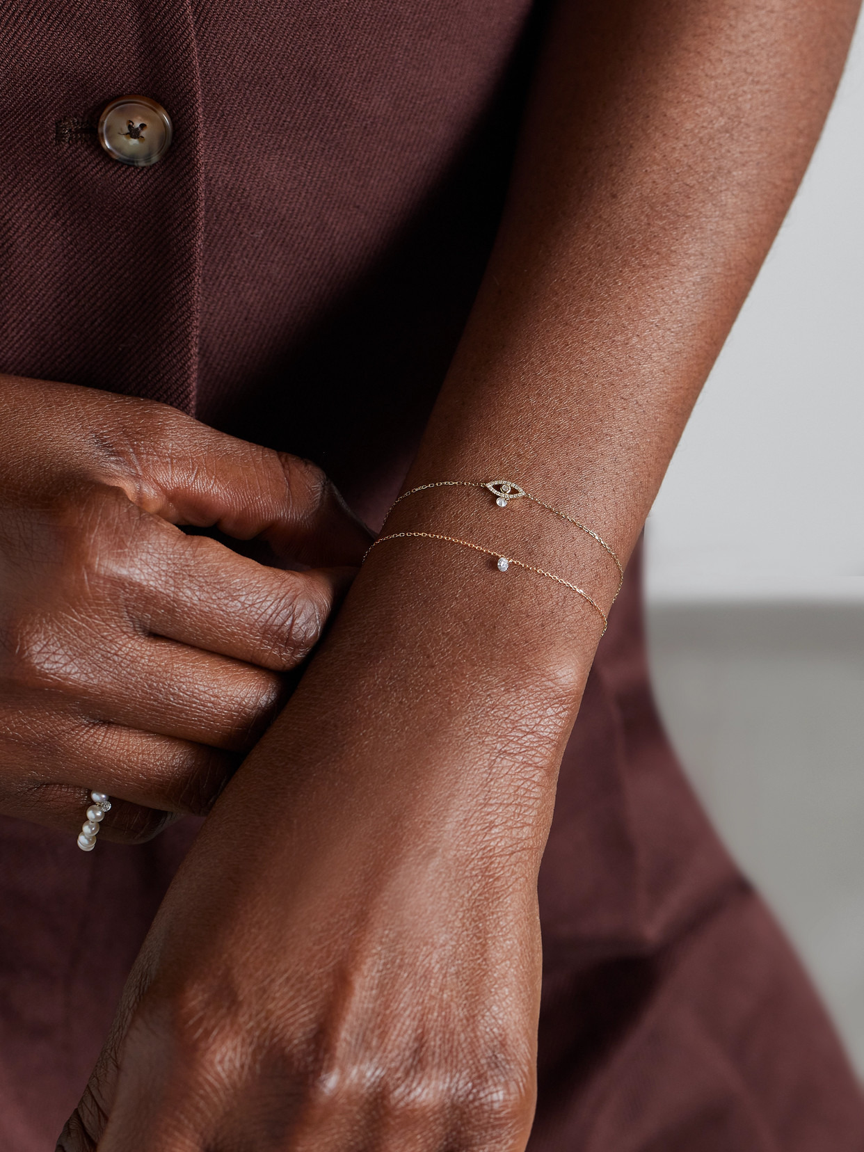 Danaé Gold Diamond Bracelet - 4