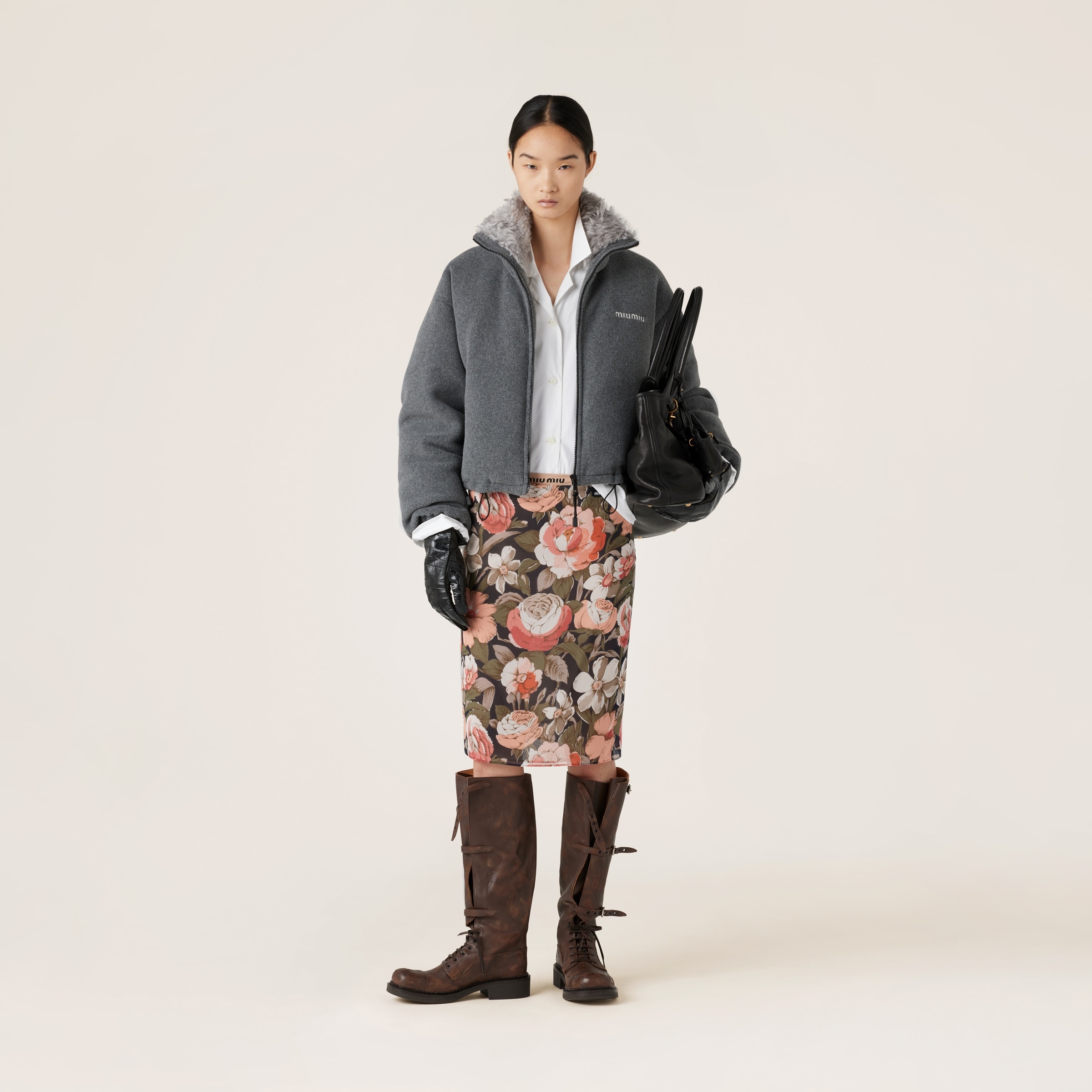 Fleece Down Jacket - 2
