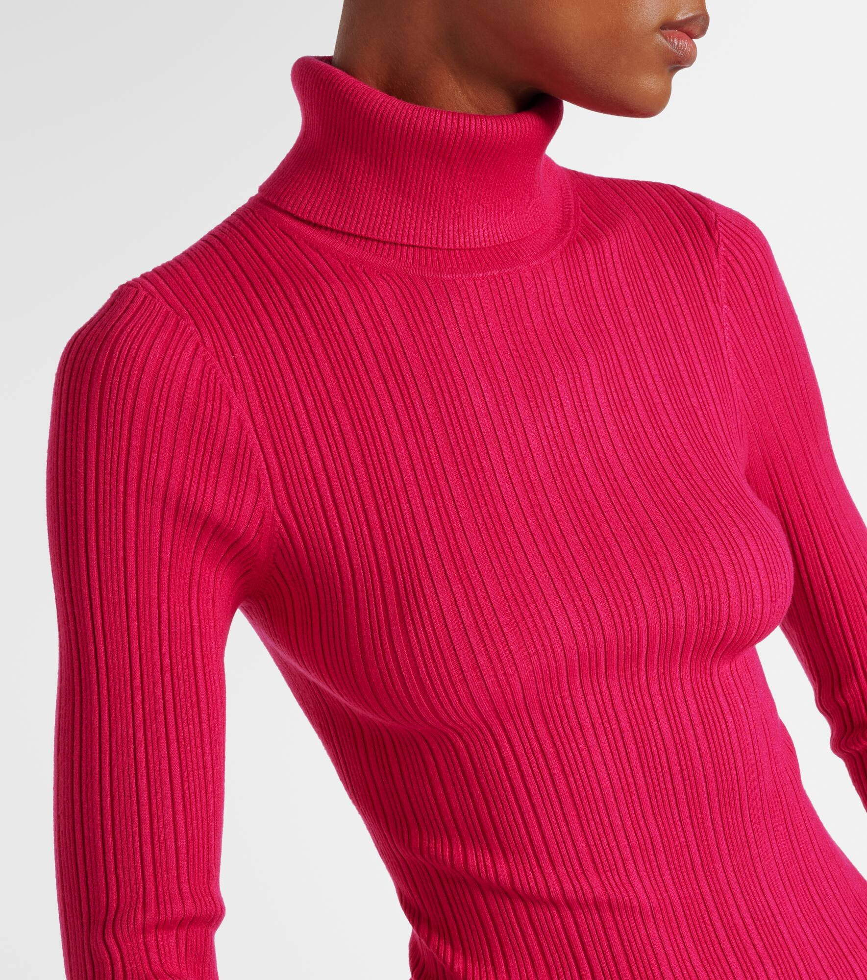 Lola ruffled turtleneck sweater - 4