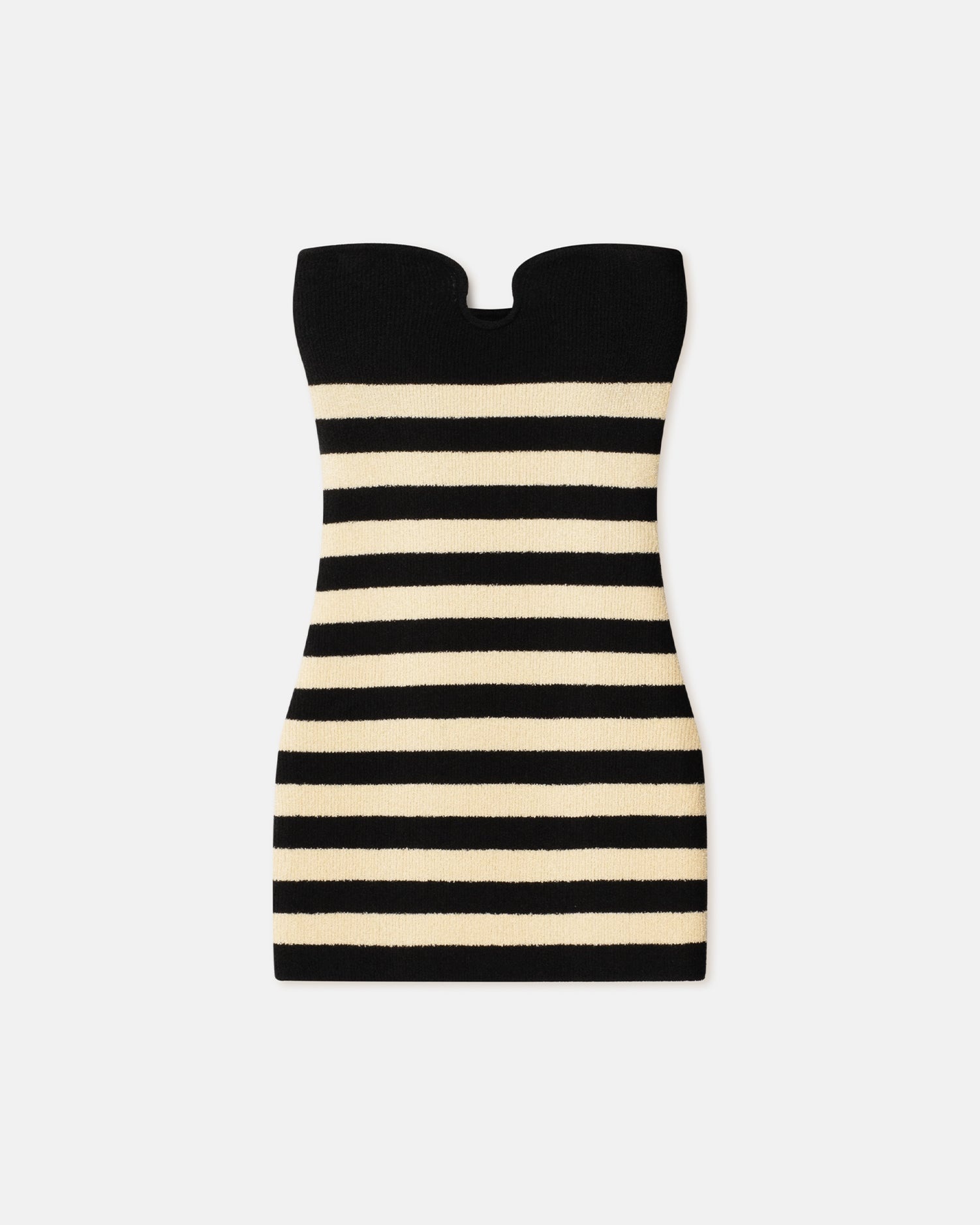 Striped Terry-Knit Dress - 4
