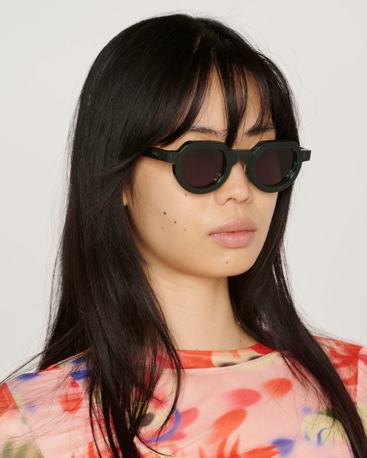 Tani Post Modern Primitive Eye Protection - Green Glitter - 5