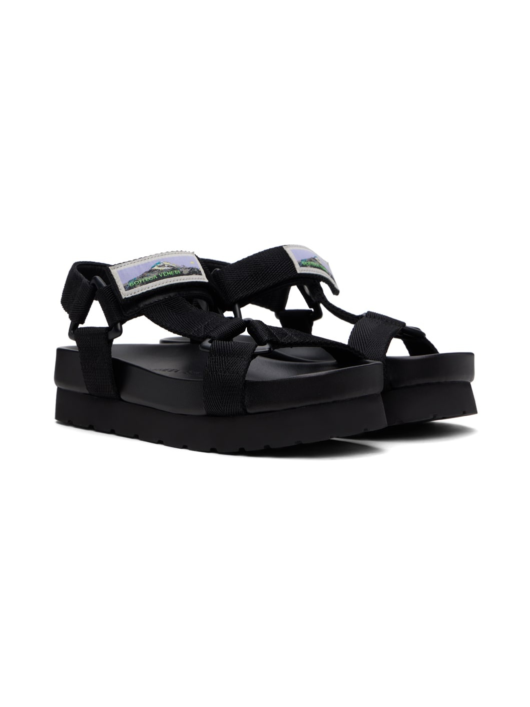 Black Trip Sandals - 4
