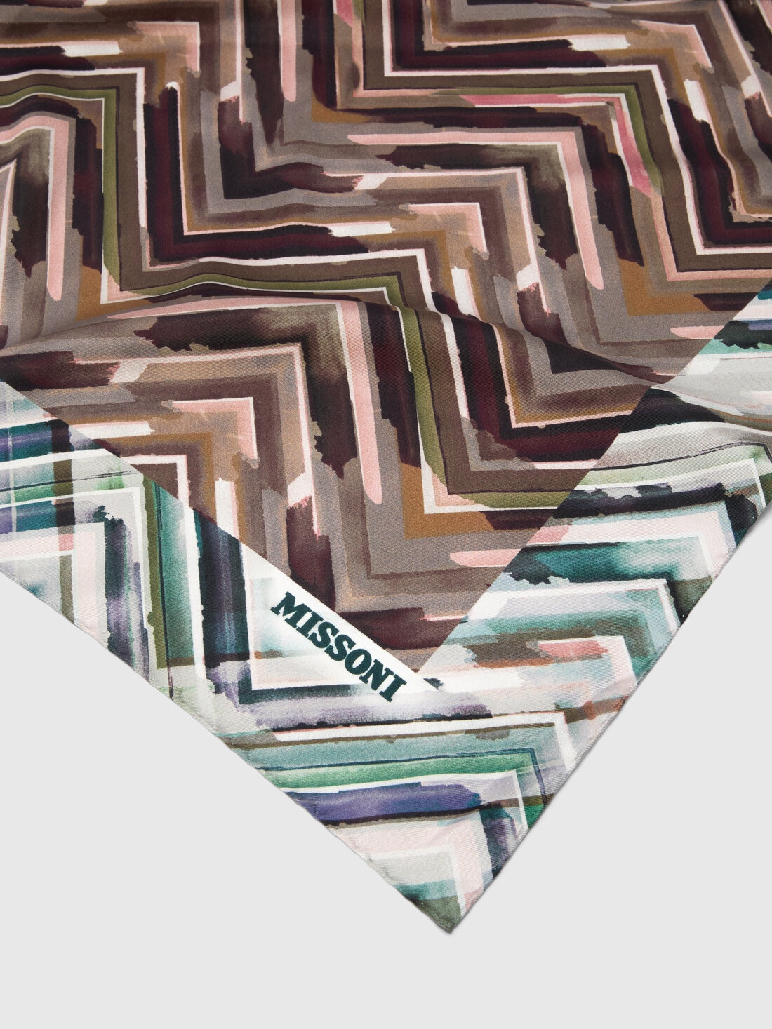 Scarf with zigzag print - 2