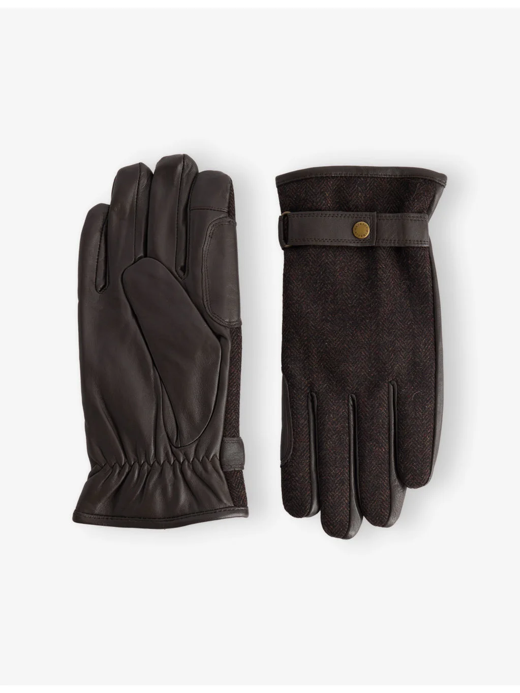 Barlow Waterproof Leather and Wool Gloves - 1