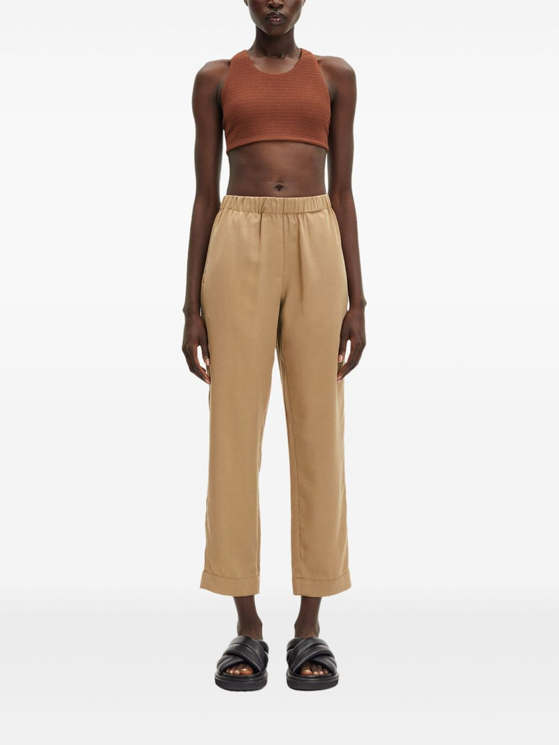 SAMSØE SAMSØE Hoys elasticated-waist tapered trousers outlook