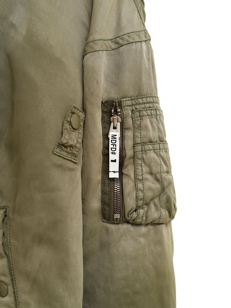 zip-fastening bomber jacket 3