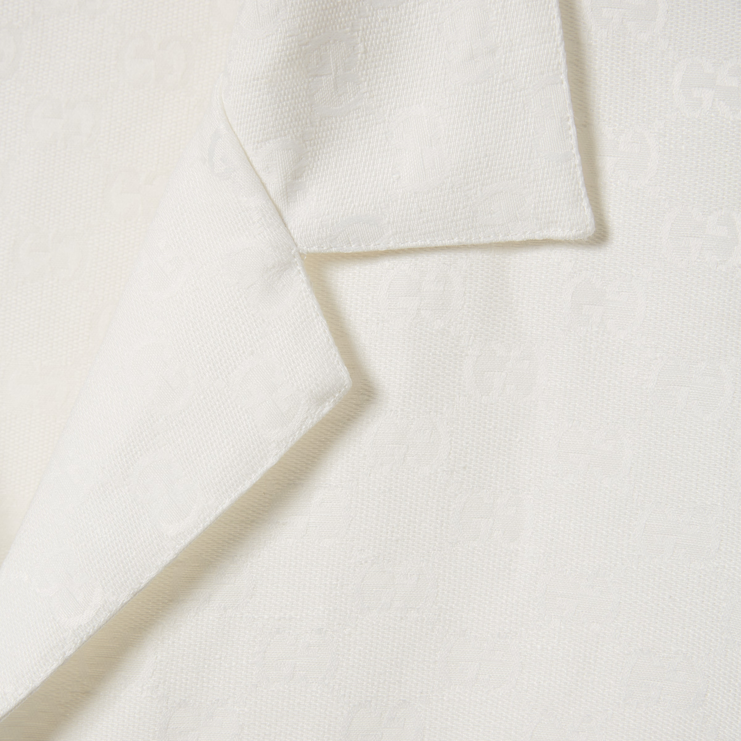 Linen blend GG canvas shirt - 8