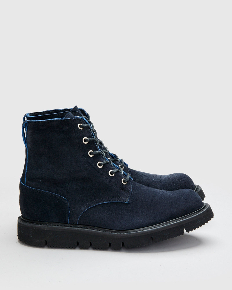Black Ice Boot in Navy Ottoman Scuff-Off 3