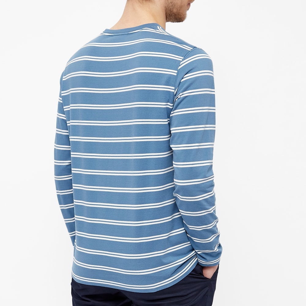 Wood Wood Long Sleeve Peter Striped Tee - 5