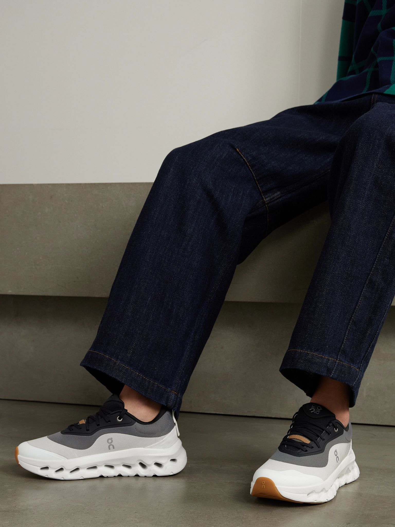 + ON Cloudtilt 2.0 stretch recycled-knit sneakers Gray - 2