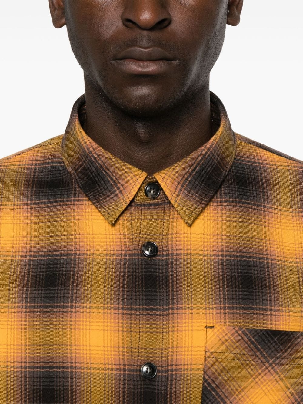 Trek checked cotton shirt - 5