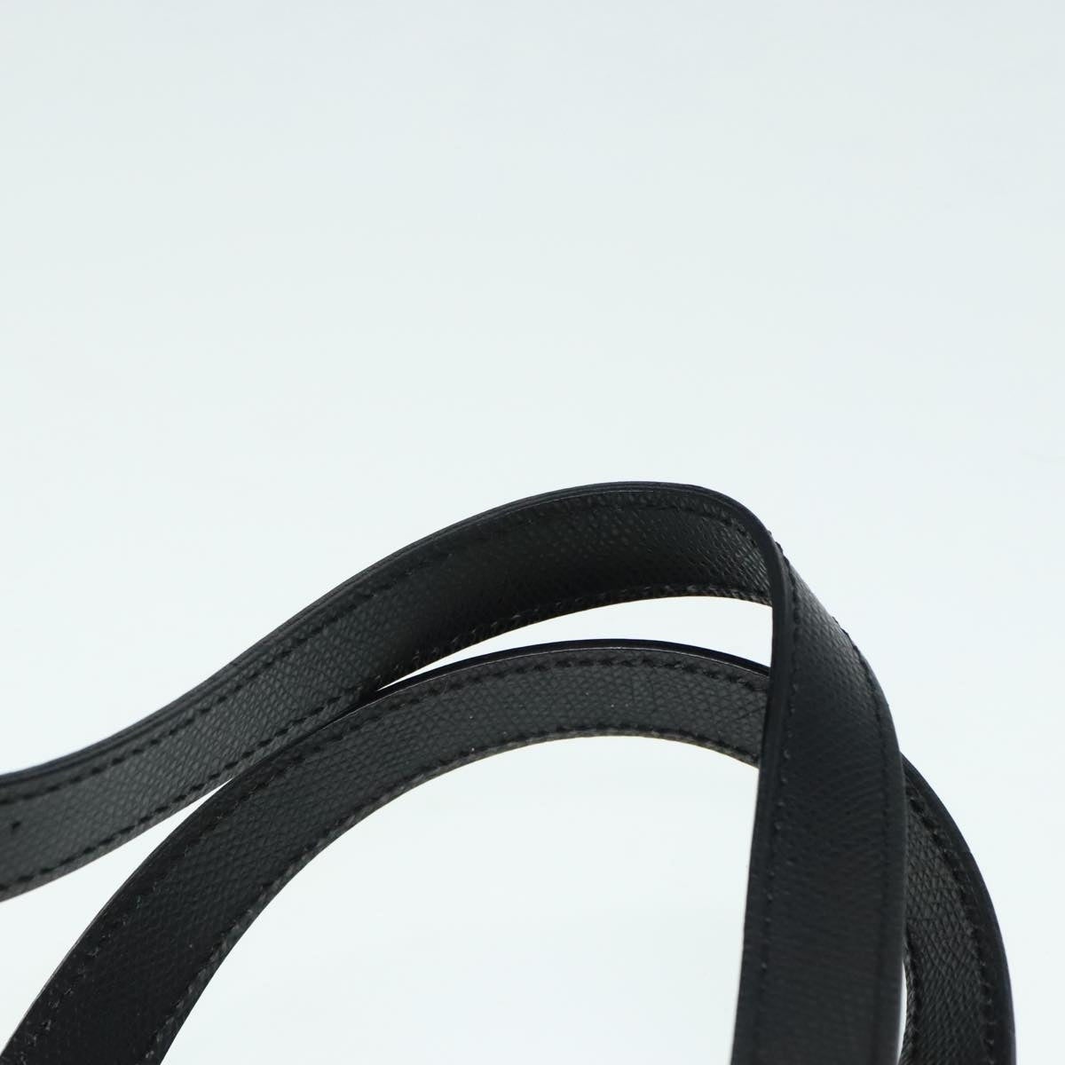 CELINE Hand Bag Leather Black Gold - 8