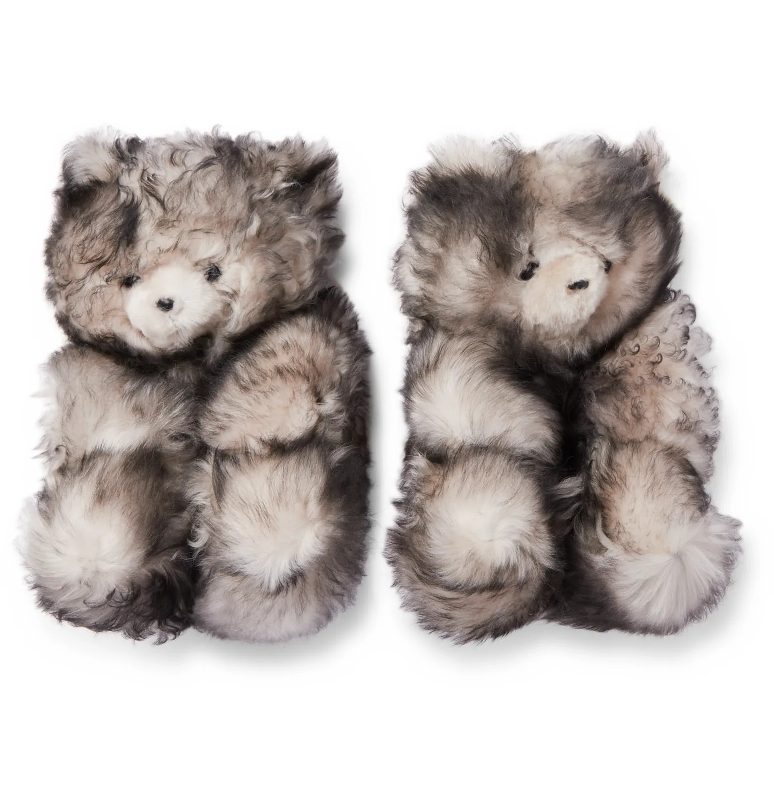 Hug Me Bear Shearling Slippers - 1