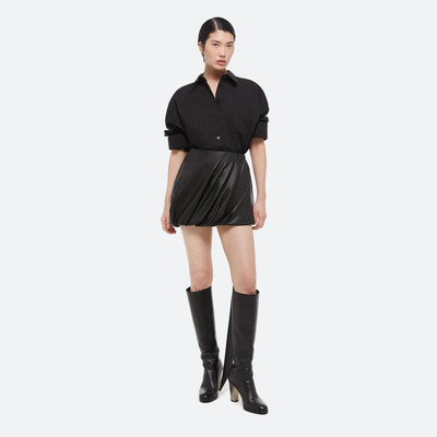 Helmut Lang LEATHER BUBBLE SKIRT outlook