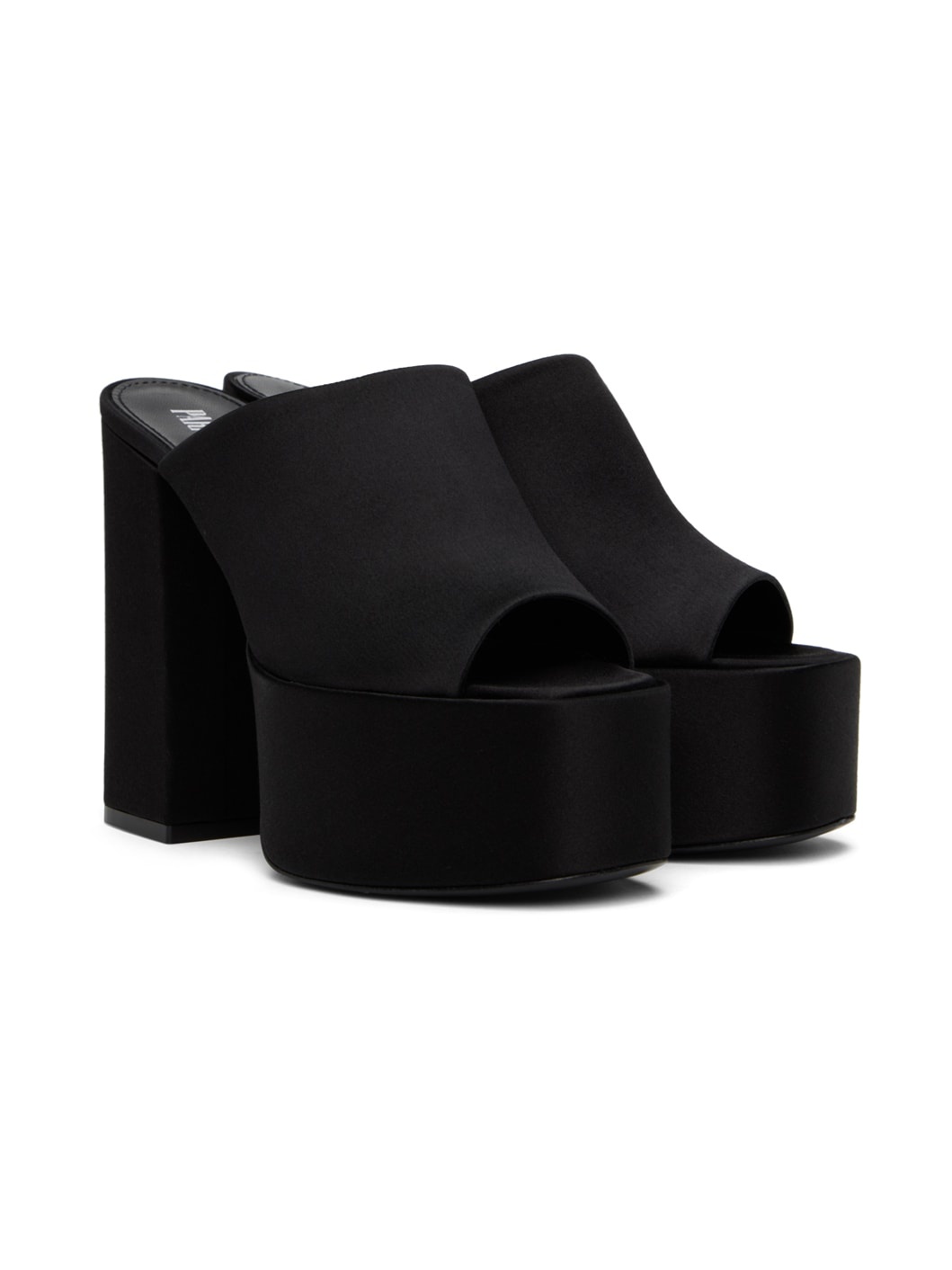 Black Sasha Heeled Sandals - 4
