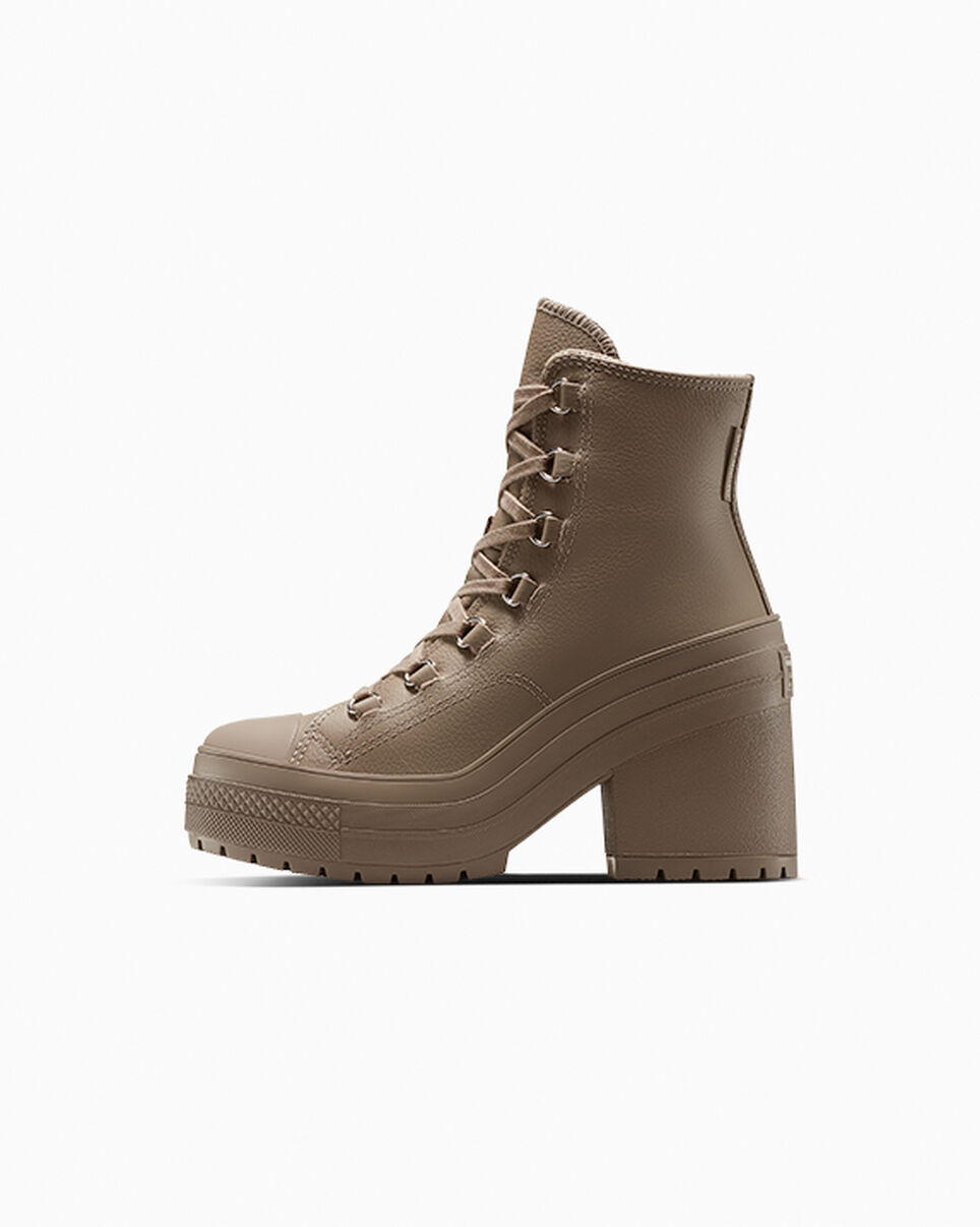 Chuck 70 De Luxe Heel Platform Leather - 2