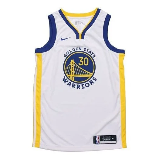 Nike Golden State Warriors Swingman Jersey Stephen Curry White CW3591-107 - 1