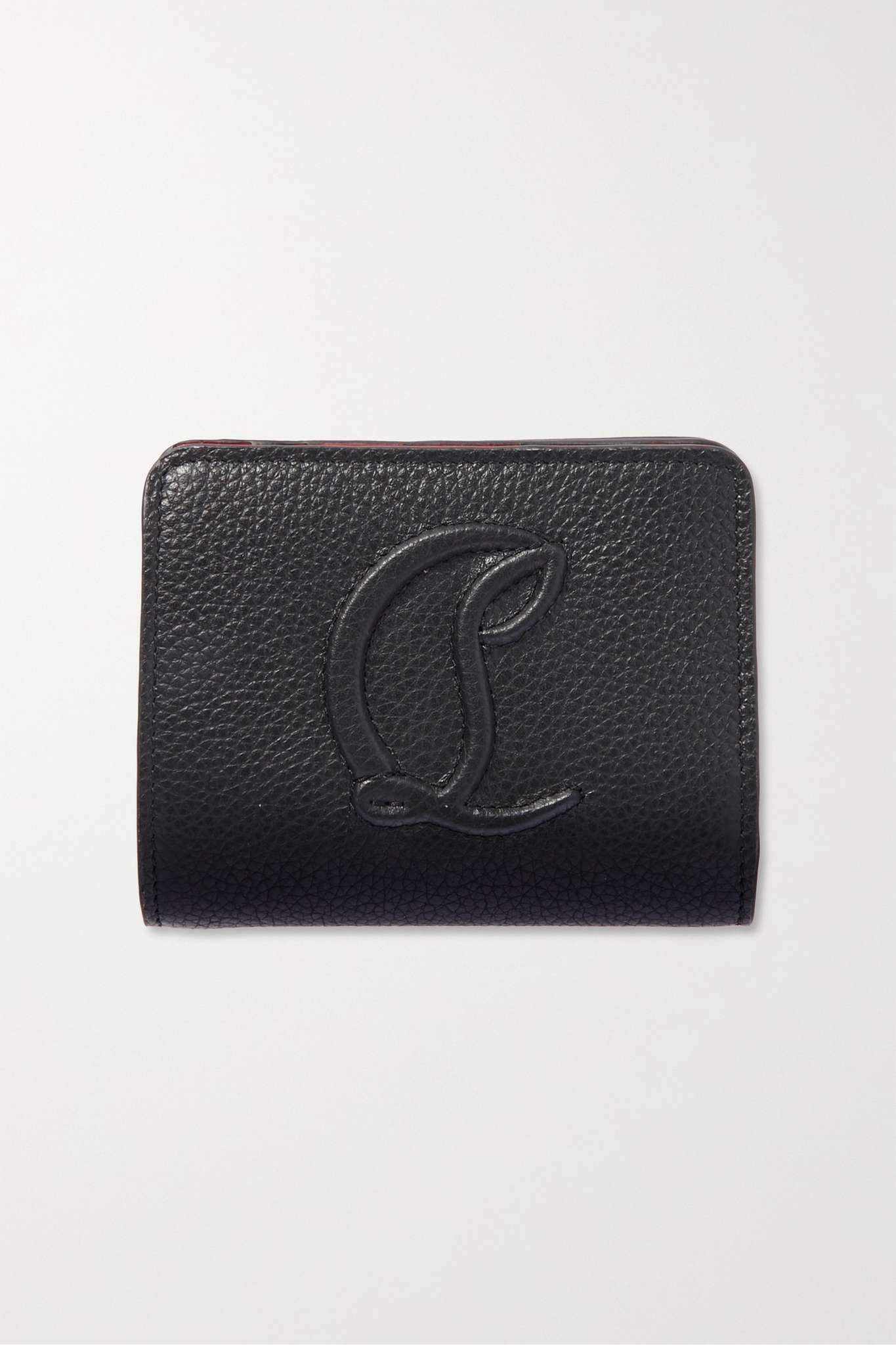 By My Side embossed textured-leather wallet - 1