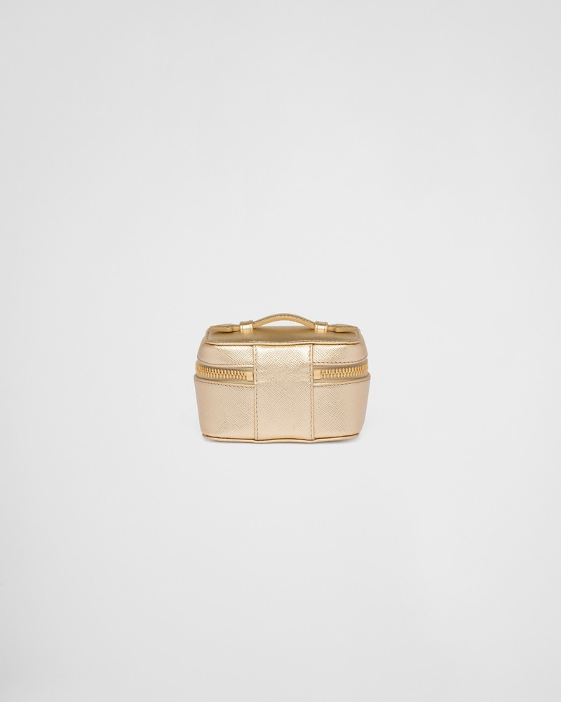 Saffiano leather jewelry beauty case 4