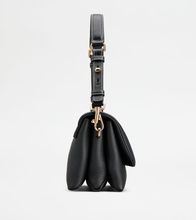 Tod's T TIMELESS FLAP BAG IN LEATHER MINI - BLACK outlook