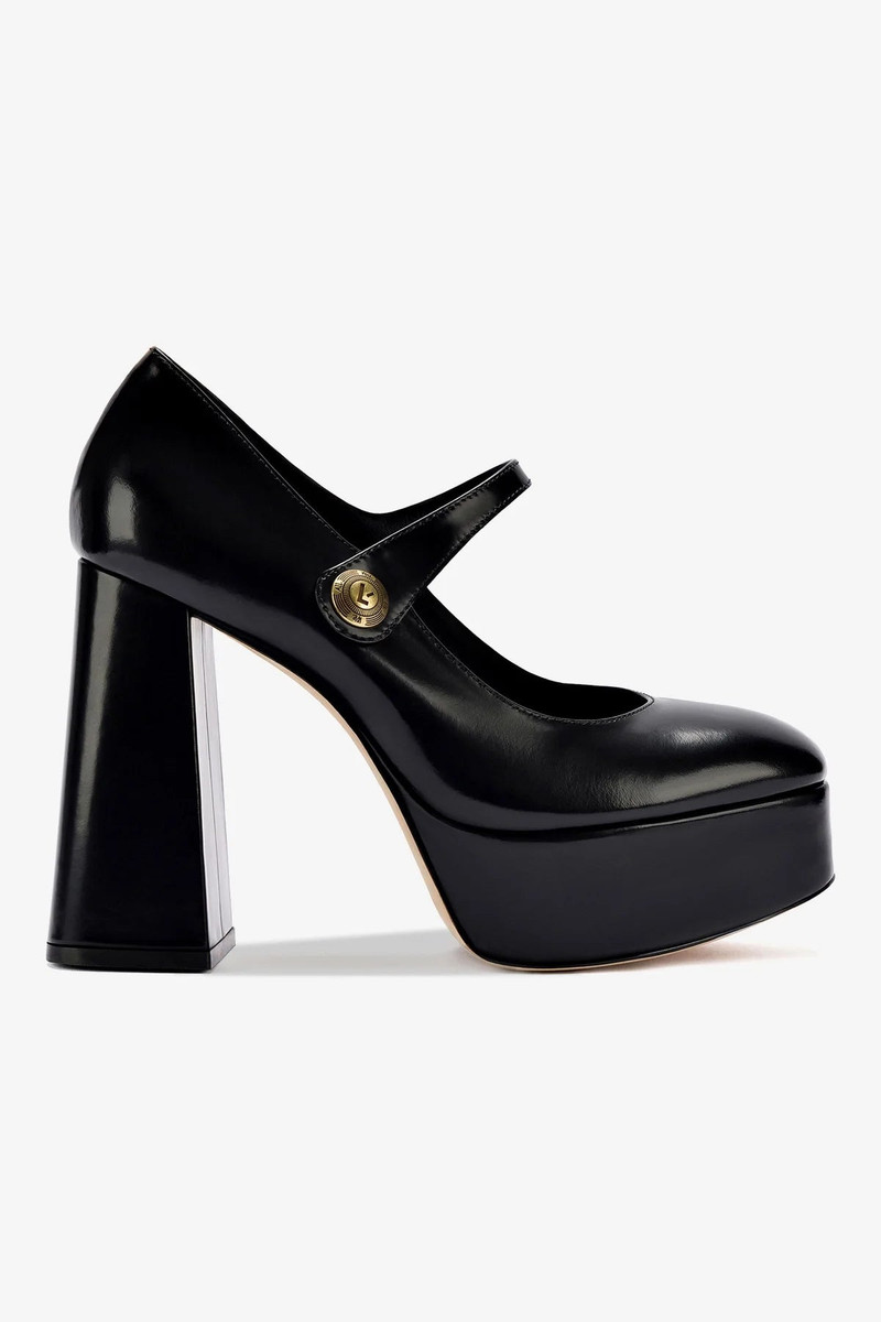 Emma Pump In Black Leather 1