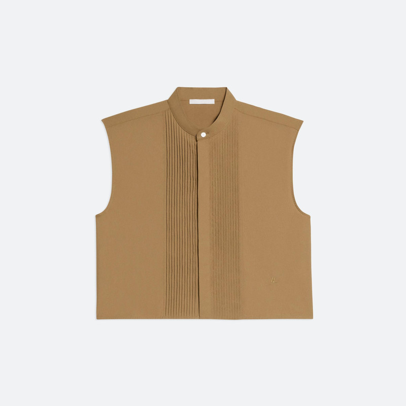 SLEEVELESS TUXEDO SHIRT 1