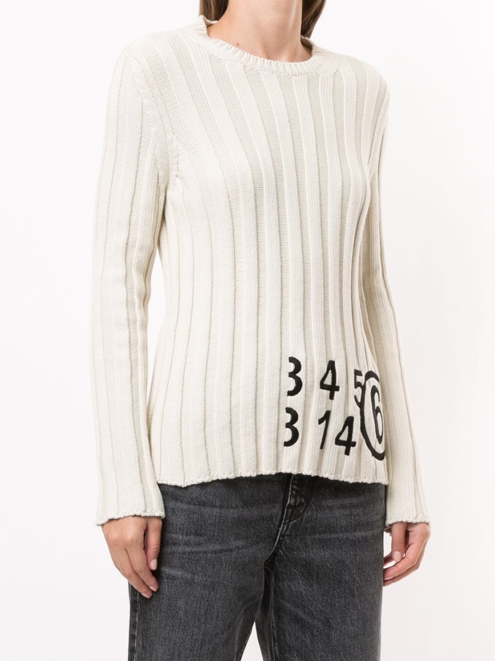 rib-knit jumper - 3