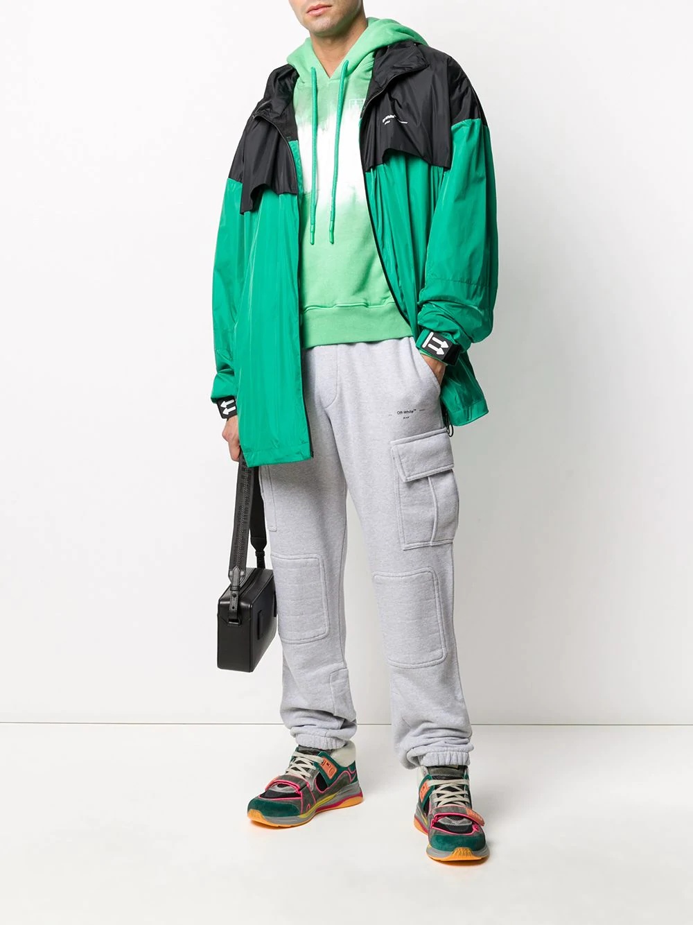 utility-pocket track pants - 2