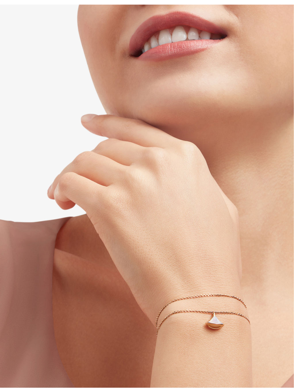 Divas' Dream 18ct yellow-gold and mother-of-pearl bracelet - 4