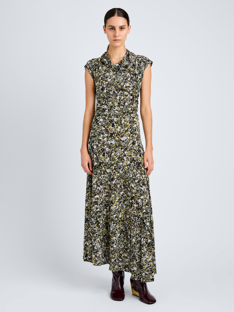 Proenza Schouler Tamara Dress in Printed Matte Jersey outlook