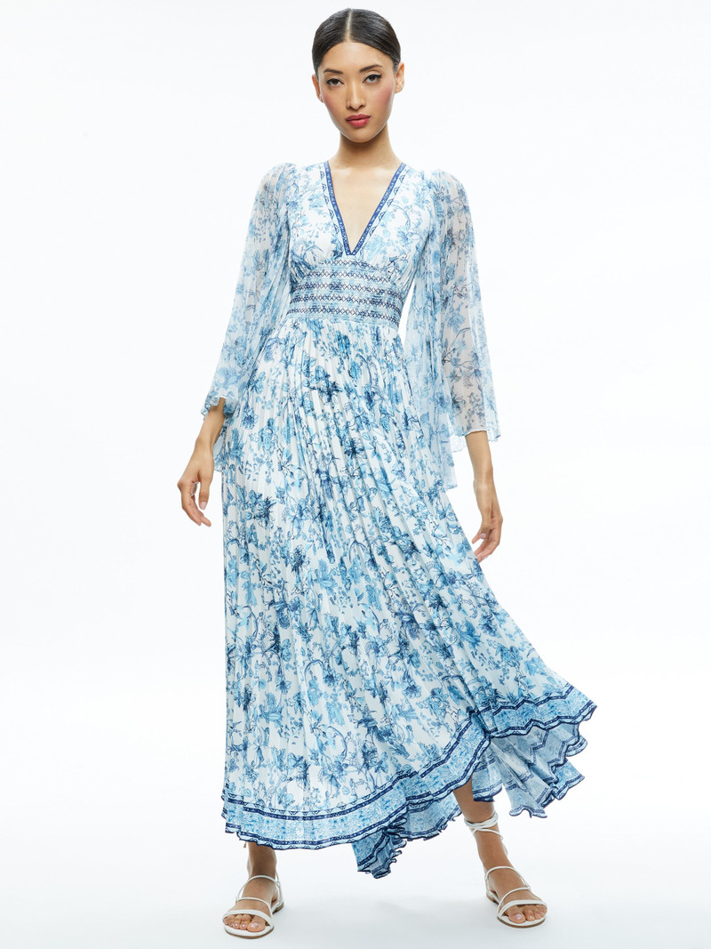 SION SUNBURST 고정 MAXI DRESS 5
