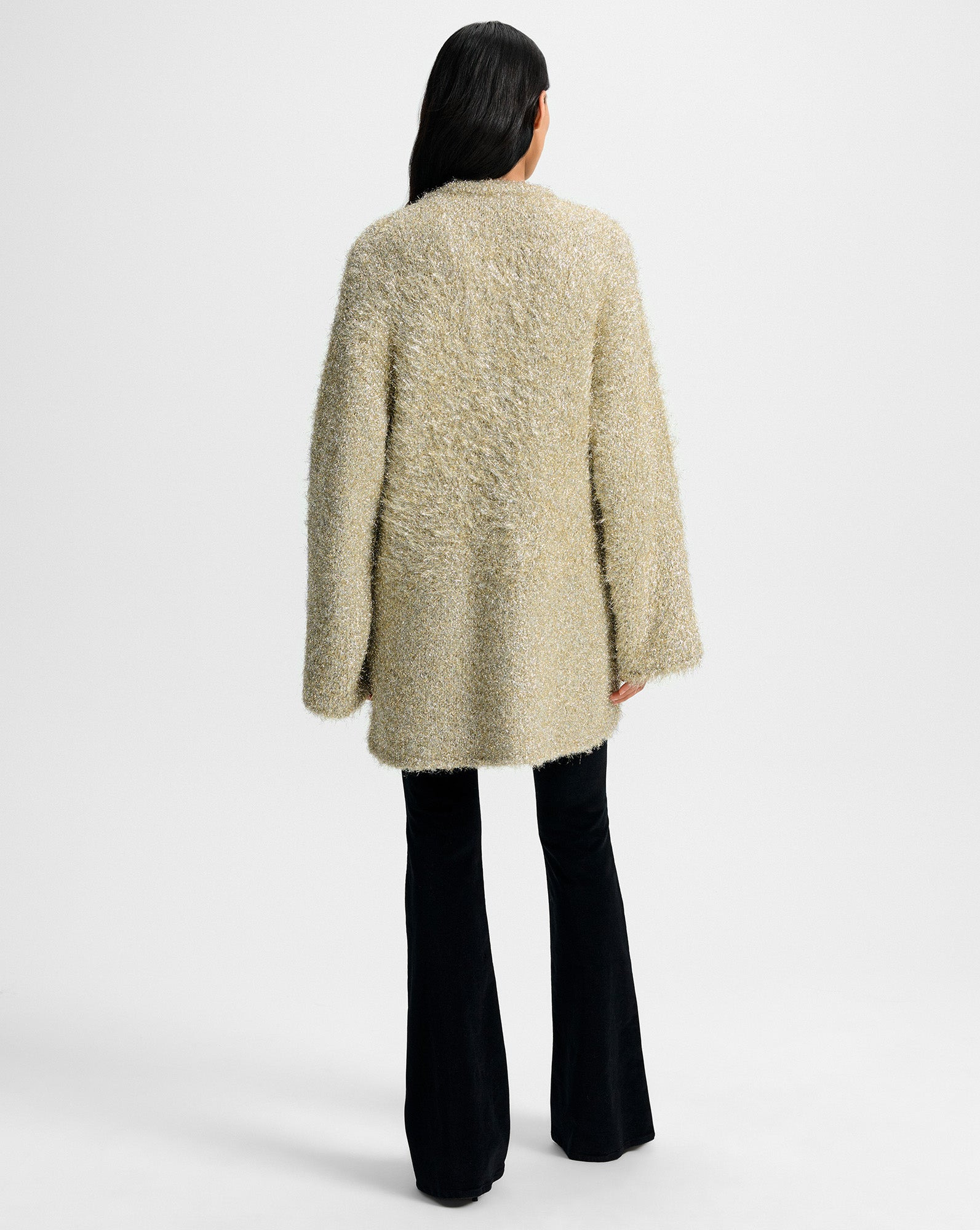 ROZAN METALLIC KNIT JACKET - 5