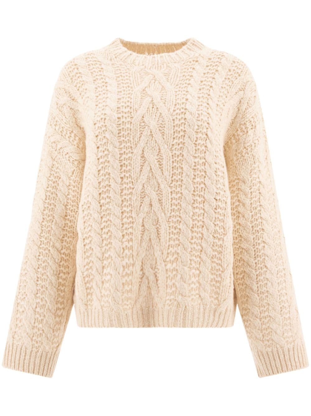 cable-knit jumper - 1