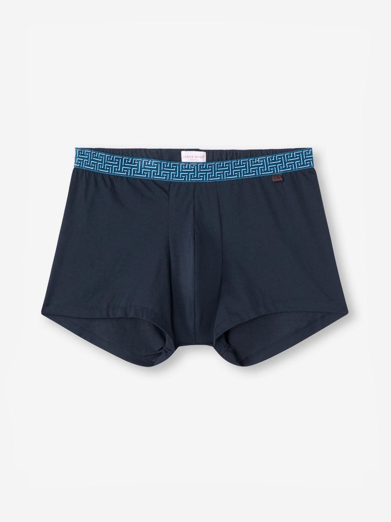Men's Boxer Briefs Band 63 Pima Cotton Stretch Navy - 2